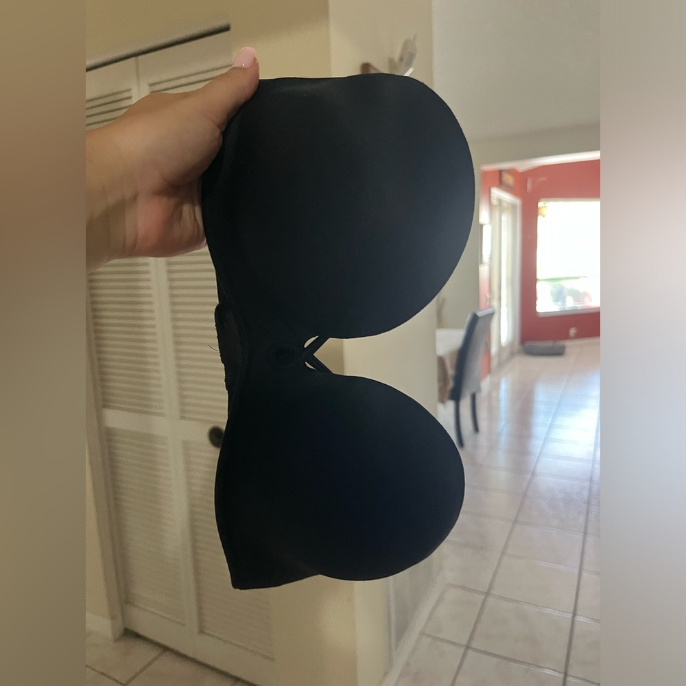 Victoria's Secret Black Strapless Bra